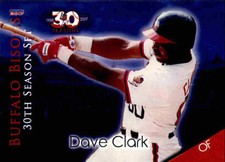 2017 Buffalo Bisons 30th Season Choice #3 Dave Clark - NM Baseball Card