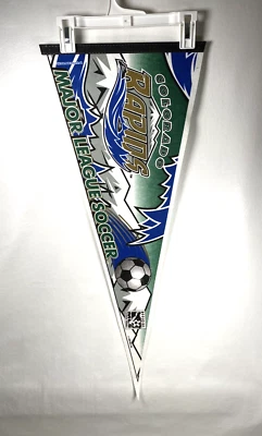 Banderín de fútbol vintage Wincraft 1996 MLS Colorado Rapids Foto 1 de 3