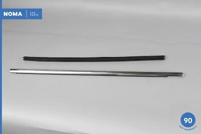 00-08 Jaguar S-Type X204 Sello de ventana de puerta delantera derecha con juego de molduras OEM Foto 1 de 4