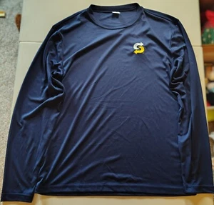 Subway Restaurant Langarmshirt Medium Navy Blau Arbeitsshirt Uniform Unisex - Bild 1 von 10