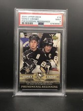 2005-06 Upper Deck Phenomenal Beginnings #14 Sidney Crosby PSA 9 RC