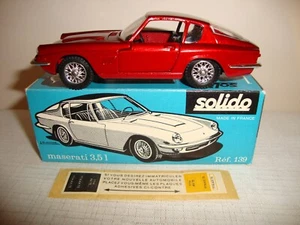 SOLIDO 139 MASERATI 3.5L - VN MINT in original BOX - Picture 1 of 12