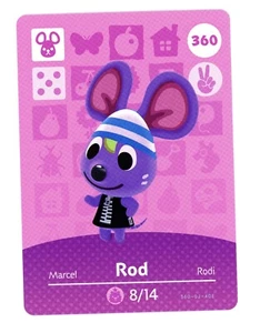 Rod #360 - Amiibo Karte - Animal Crossing Serie 1 - Original Nintendo - Bild 1 von 1