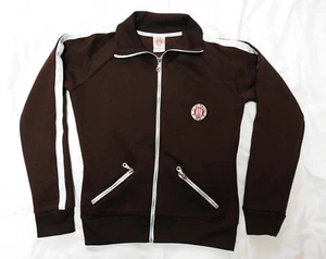 FC St. Pauli Womens Track Jacket Official Soccer Football Germany Brown (M/L) - Picture 1 of 7