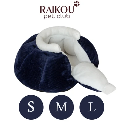 Katzenbett Flauschig Hundebett Korb Schlafplatz plüsch Katzenkissen Katzenhöhle