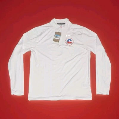 Nike Men BOA Chicago Marathon 2023 Half Zip Running Top Shirt FD2681-100 Size M - Image 1 of 4