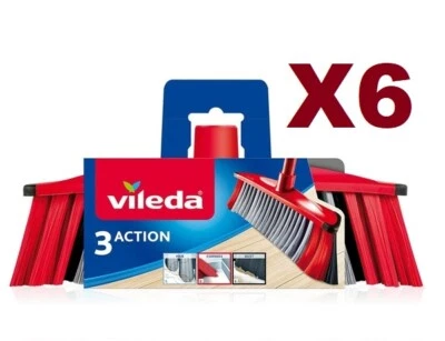 6 PZ VILEDA SCOPA 3ACTION PER INTERNI - Photo 1/4