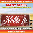 Noble Fir Advertising Banner Vinyl Mesh Sign Christmas Tree Xmas Blue Spruce