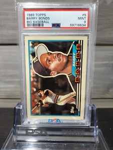 1989 Topps Big Baseball #5 Barry Bonds PSA 9 Mint (BRAND NEW SLAB!)