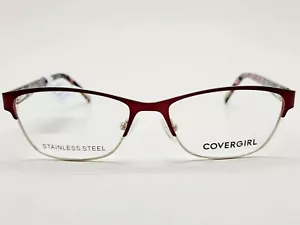 1 Unit New Covergirl CG0537-1 Bordeaux Eyeglasses Frames 54-16-140 #454 - Picture 1 of 12
