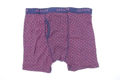 ALFANI AZUL MARINO ROSA ROSA GRANDE GEO ESTAMPADO CALZONCILLOS BOXER ROPA INTERIOR PARA HOMBRE NUEVO Foto 1 de 4