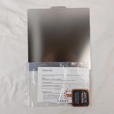 Wham Bam 258 x 258 Flexi Plate with Pre-Installed PEX Build Surface (Bambu Lab) - Image 1 of 3