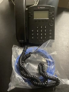 Polycom VVX 301 VoIP Phone HD Business Office Desktop 6 Line 2200-48300-025 - Picture 1 of 11