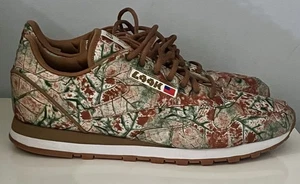 Authentic Reebok Classic Leather LQQK Studio tree camo sneakers size 13 2022 - Picture 1 of 8