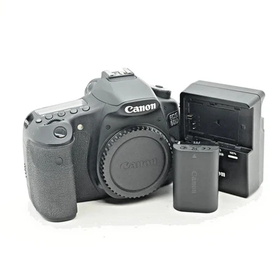 Canon EOS 60D 18MP DSLR Camera Body – APS-C CMOS Sensor, Full HD 1080p Video, - Image 1 of 4