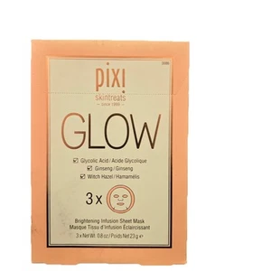 Pixi Glow Glycolic Boost | Brightening Infusion Sheet Mask | 3 Sheets - Picture 1 of 2