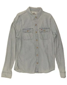 HOLLISTER Herren Jeanshemd Large Blau Baumwolle DJ13 - Bild 1 von 3