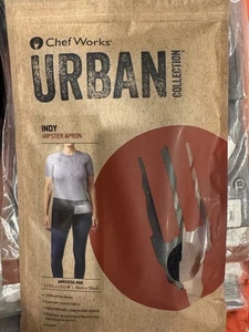 Cook Apron Chef Works Urban Collection Indy Hipster Apron NWT - Picture 1 of 2