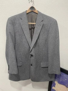 Turnbury Blazer 46R grau Kamelhaar Wolle Single Vent Sport Mantel Jacke - Bild 1 von 13