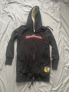 Women's NHL Old Time Hockey Newbury Collection Chicago Blackhawks Sweatshirt S/P - Picture 1 of 6