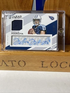 2015 Panini Clear Vision Choice Jersey /25 Marcus Mariota #CCJ-MM Rookie Auto RC - Picture 1 of 1