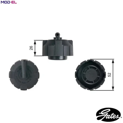 CAP COOLANT TANK RC213 FOR KARSAN ALFA ROMEO SANTANA PEUGEOT BOXER/Van/FURGON - Image 1 of 4