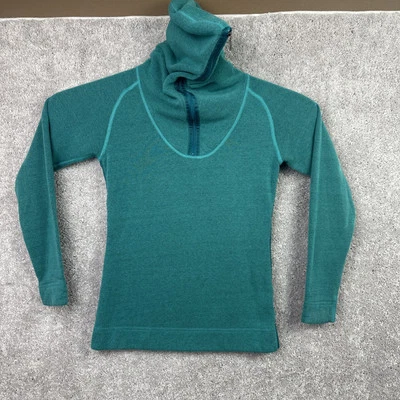 Sudadera Kuhl para mujer XS verde azulado Kashmira sudadera con capucha 1/4 cremallera rendimiento ajustada Foto 1 de 4