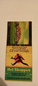 Hot Shoppes Washington Baltimore Philadelphia No 2 Bobtail Matchcover Lot 694 - Picture 1 of 1