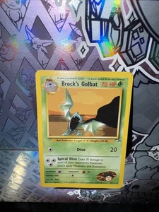 Brock's Golbat 39/132  Gym Heroes Pokémon Trading Card English - Bild 1 von 7