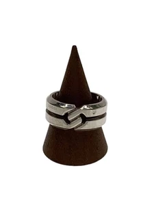 GUCCI ring SV925 18 Silver mens Used - Picture 1 of 5