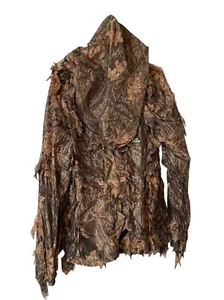 Shannon’s Bug Tamer Plus Camo Hunting Jacket Parka Men’s XL 3D Leaves 25”x28” - Picture 1 of 10