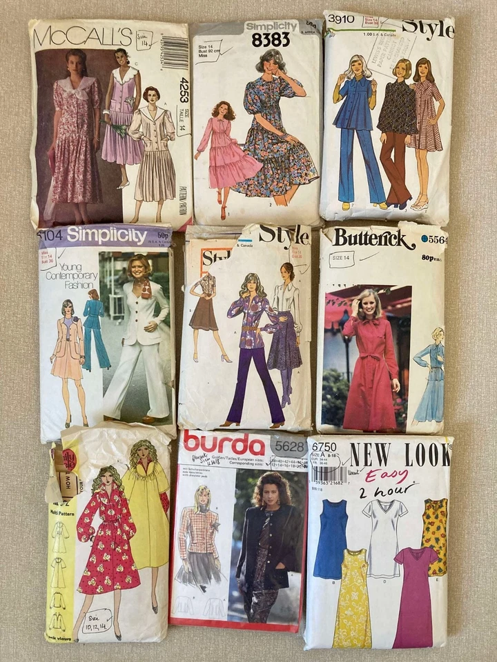 Vintage Sewing Patterns all Original from the Fab! 1960's 70's 80's - Image 1 of 1