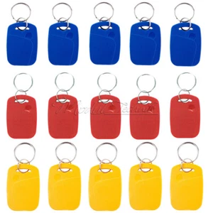 5/10/100 125Khz 13.56Mhz TK4100 ID & FM1108 IC Dual Chip RFID NFC Keytag Key Fob - Picture 1 of 25