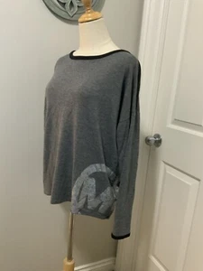 Michael Kors Gray Long Sleeve T Shirt Size M Medium - Picture 1 of 6