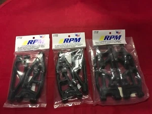 RPM 81572 81602 81722 Fr R Black A-Arms 6s Arrma Kraton Talion Outcast 6s v5 exb - Picture 1 of 1