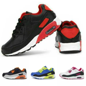 KIDS GIRLS BOYS TRAINERS RUNNING SNEAKERS AIR-CUSHION SPORTS SCHOOL SHOES SIZE - Picture 1 of 14
