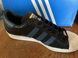 NUOVE ADIDAS ORIGINALS SUPERSTAR coccodrillo - scarpe punta a guscio ~ USA taglia 5 #BB2228 - Foto 1 di 7
