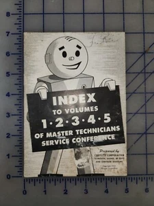 1953 Chrysler Dodge Plymouth Master Technicians Index Original - Picture 1 of 1