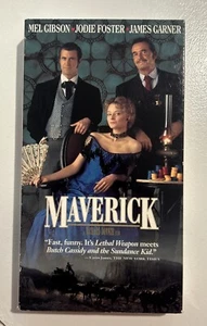 Maverick - Mel Gibson Jodie Foster James Garner - VHS - 1994 - Picture 1 of 2