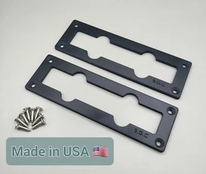 Jazz Bass 5 strings Pickup Ring set with holes and mounting hardware - Picture 1 of 3