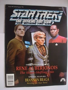 Star Trek Official Fan Club Magazine #92 1993 July/August, Rene Auberjonois: Odo - Picture 1 of 1