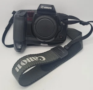 Canon EOS 10 SLR 35mm Camera & Canon GR-60 Grip Fully Working - Picture 1 of 20