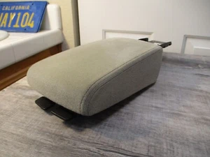 2005-2006 Nissan Altima Console Lid Armrest Storage OEM Taupe Tan Beige Cloth - Picture 1 of 12