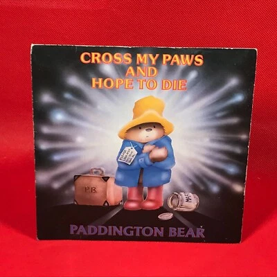 PADDINGTON BEAR Cross My Paws And Hope To Die 1982 UK 7" vinyl single 45 record - Bild 1 von 4