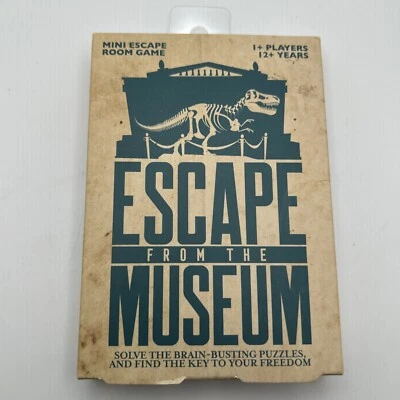 Escape From Museum Mini Escape Room Card Game Professor Puzzle Holiday Party New - Image 1 of 4