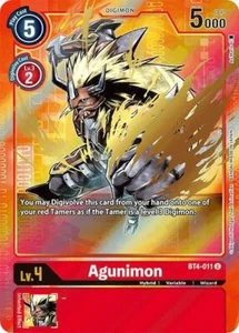 Agunimon Alternate Art - BT4-011 NM - Digimon TCG - Picture 1 of 1