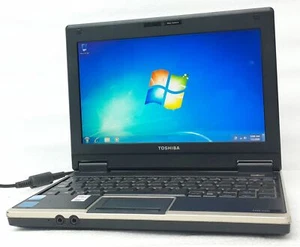 Toshiba Windows Laptop PC Nb100-128 - Atom N270 @ 1.6 - 1GB RAM - 8.9" - 120G... - Picture 1 of 7