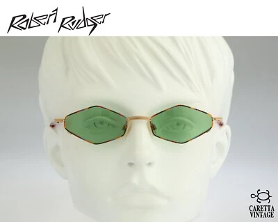 Robert Rudger 1590 163 C0, Gafas de sol hexagonales coloridas vintage años 90 para mujer, nuevas de stock Foto 1 de 4