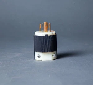 Hubbell Nema L14-30P 30Amp 125V /250V Locking Plug Male Connector USED #6031 - Picture 1 of 4