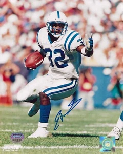 Foto firmada por Edgerin James de los Indianapolis Colts 8x10 certificado de autenticidad - Imagen 1 de 1